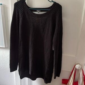 open back charlotte russe sweater
